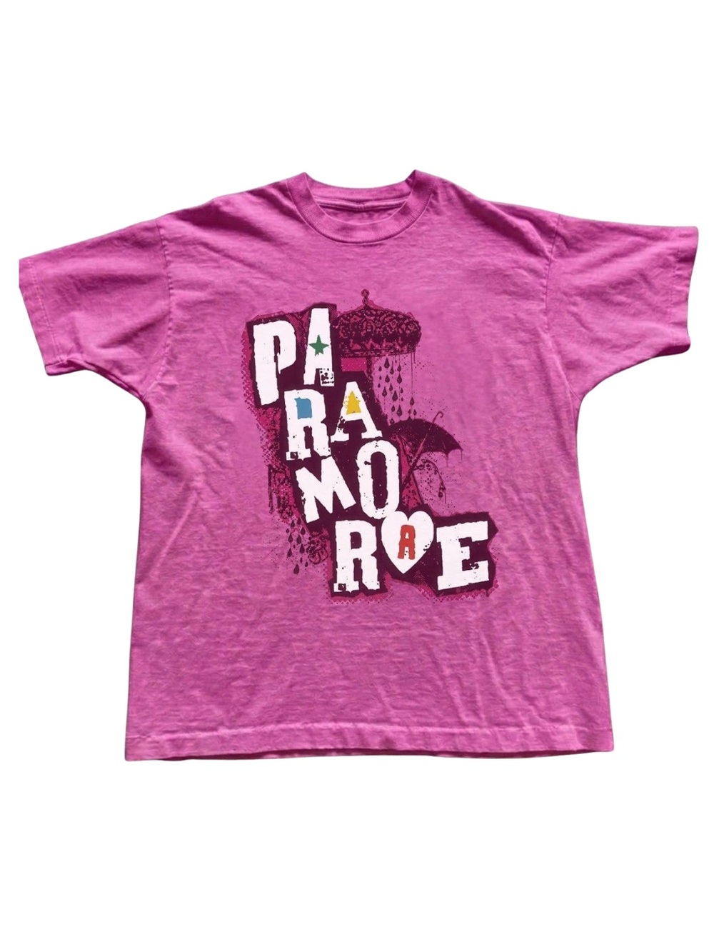 Gildan Paramore Pink Graphic Tee